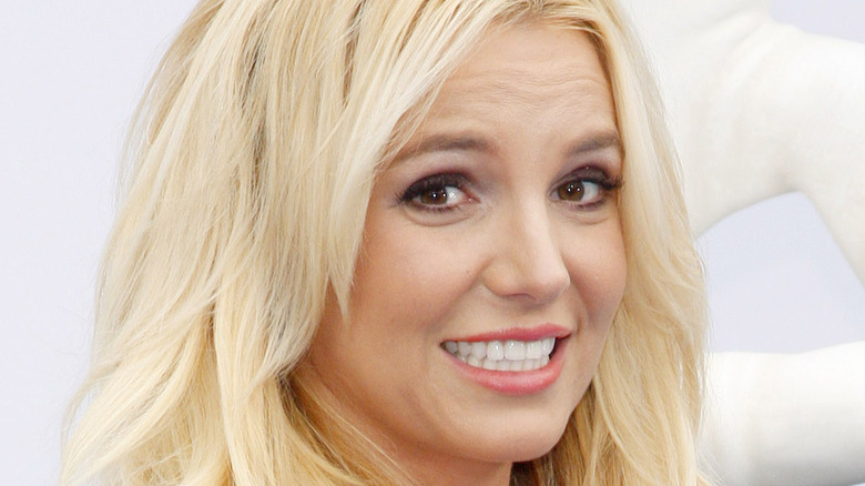 Britney Spears awkward smile