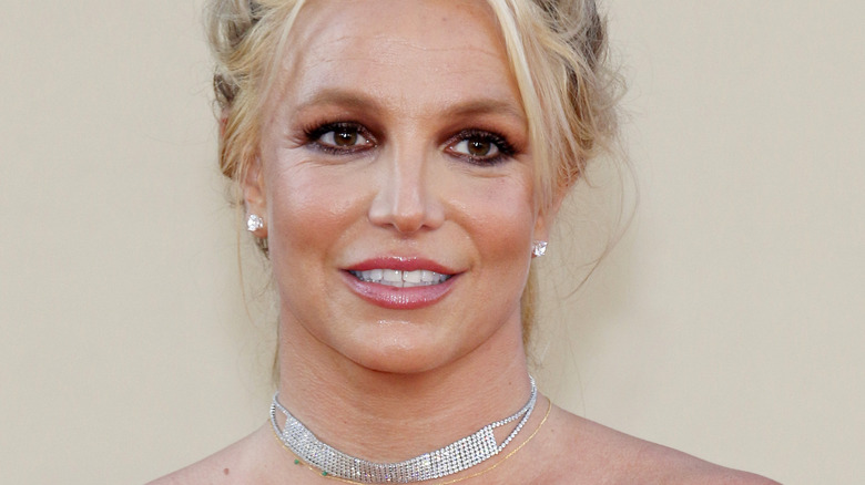 Britney Spears diamond necklace