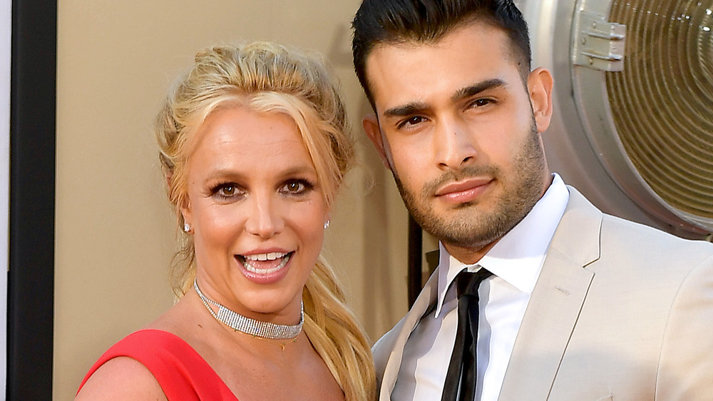 Britney Spears and Sam Asghari red carpet