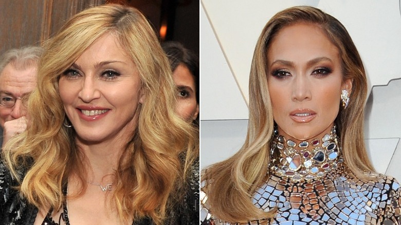 Madonna and Jennifer Lopez side by side