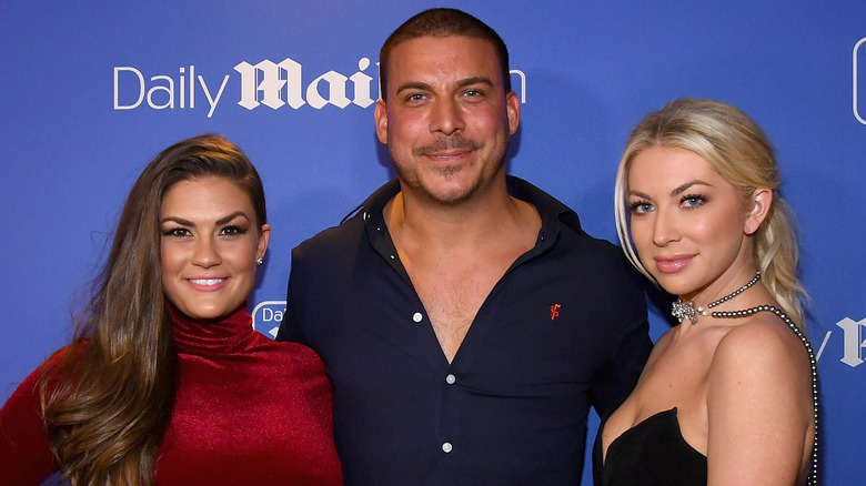 Brittany Cartwright, Jax Taylor, Stassi Schroeder posing together