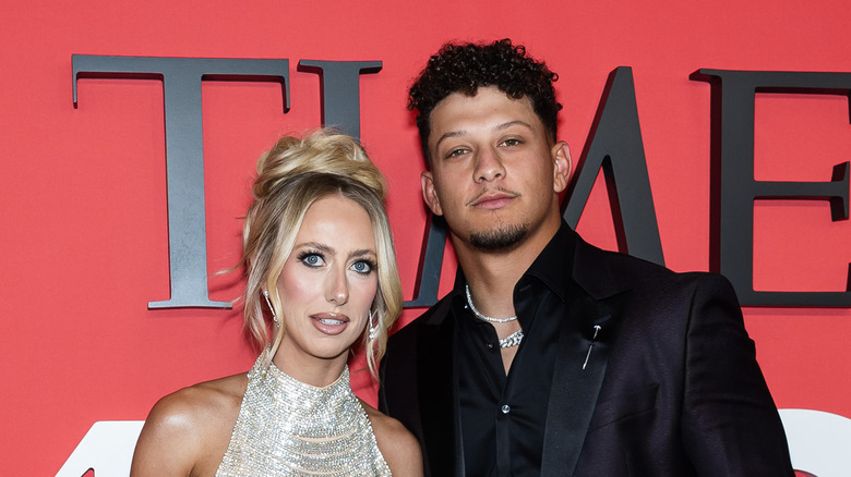 Brittany and Patrick Mahomes red carpet