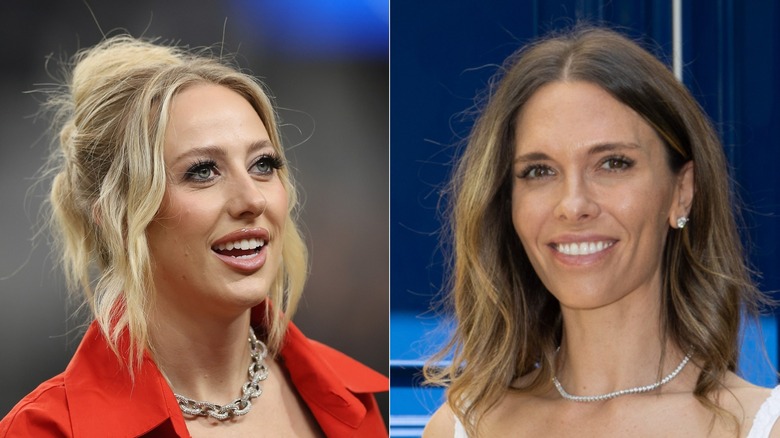 Split image of Brittany Mahomes and Bettina Anderson