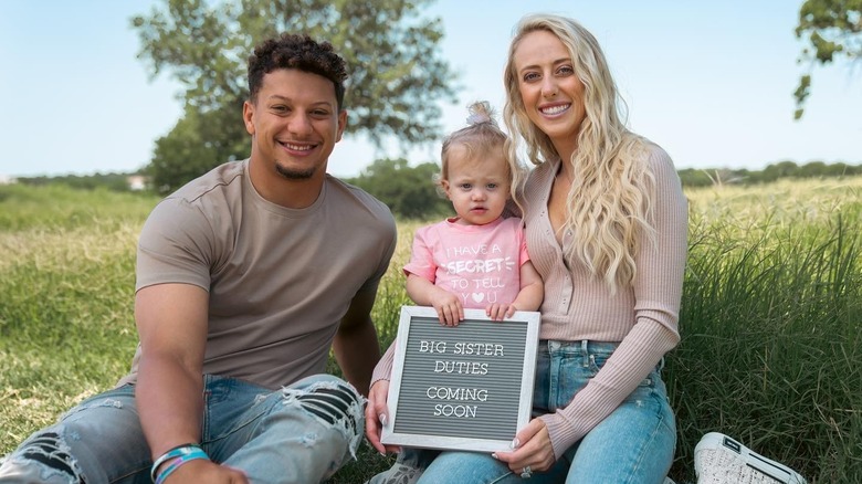 The Mahomes baby announcement