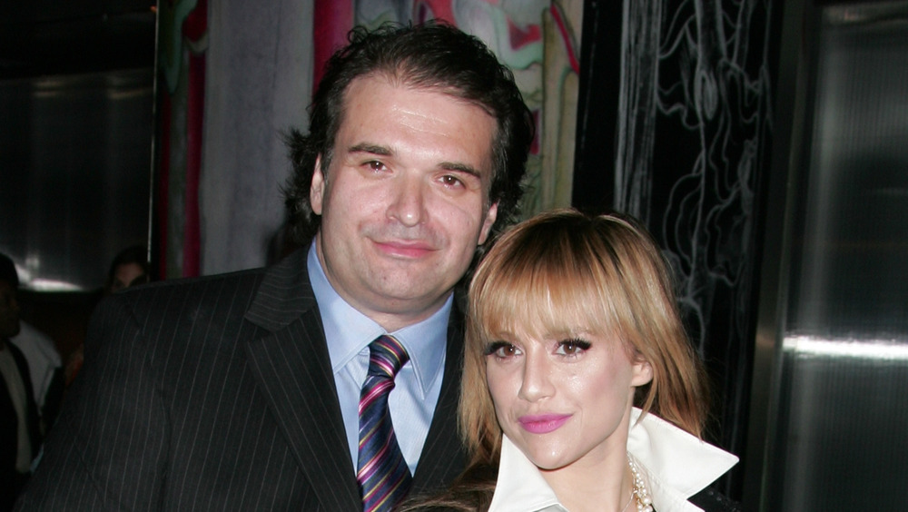 Simon Monjack and Brittany Murphy smile