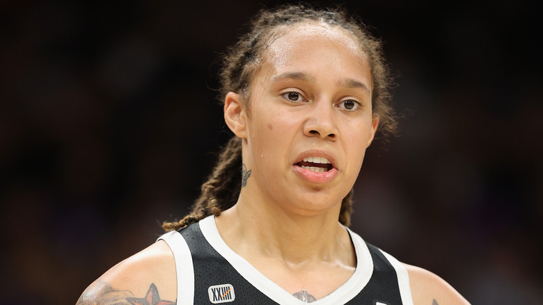 Brittney Griner, on the court