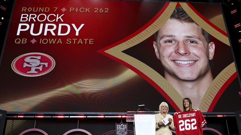 Brock Purdy at NFL draft