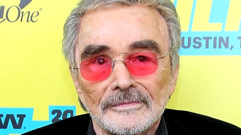 Burt Reynolds at a movie premiere