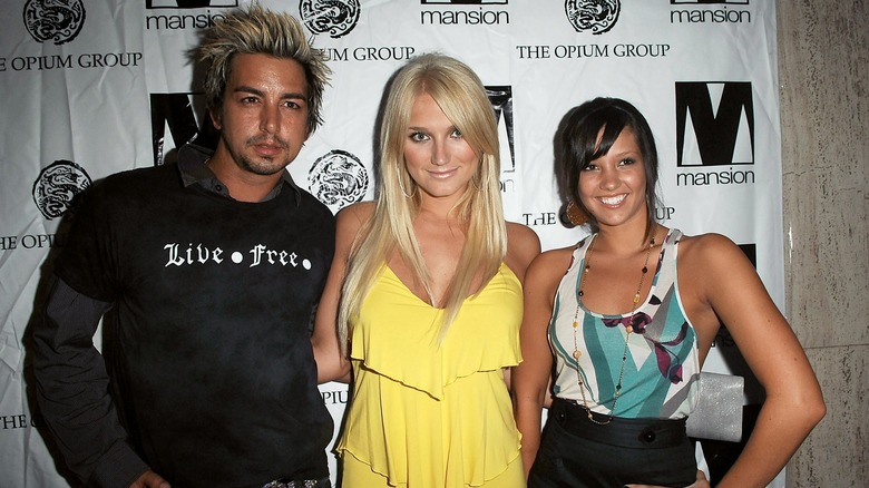 Brooke Hogan and friends at show premiere in 2008