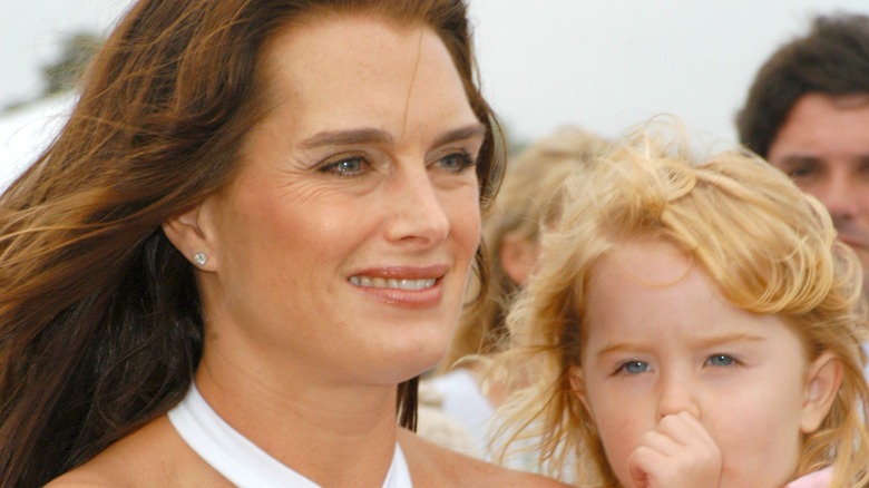 Brooke Shields with daughter Rowan 