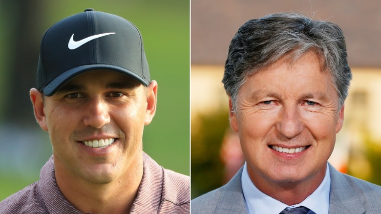 Brooke Koepka and Brandel Chamblee side by side