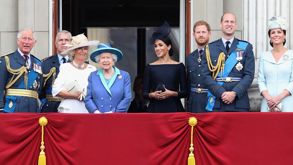 Members of the British royal family