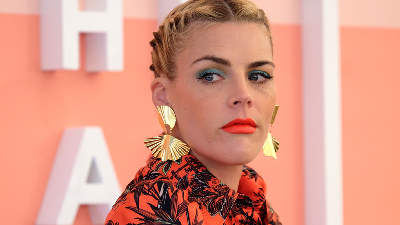 Busy Philipps looking to the side