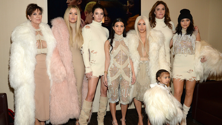 The Kardashian family and Caitlyn Jenner