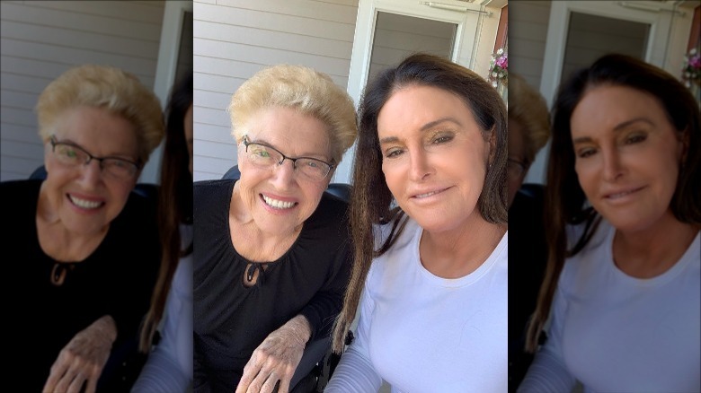 Esther and Caitlyn Jenner pose for a selfie