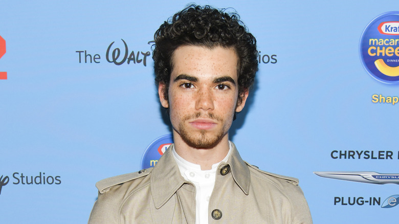 Cameron Boyce posing on red carpet