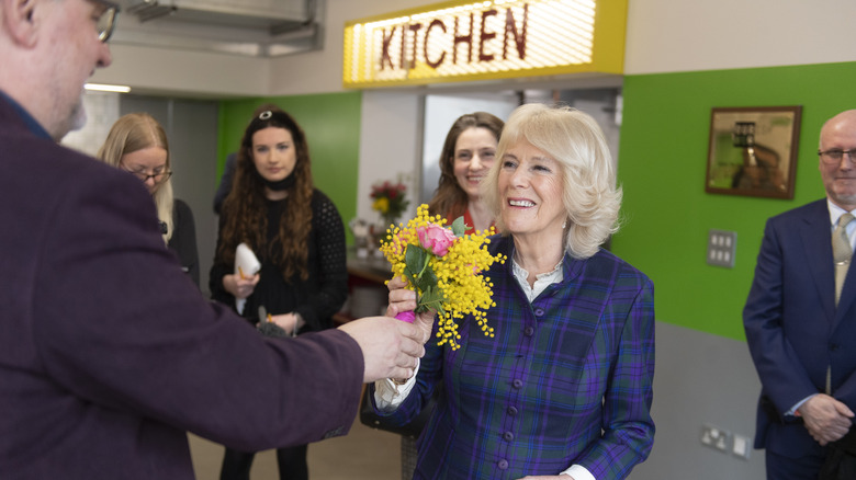 Camilla Parker Bowles smiling