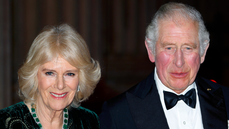 Camilla Parker Bowles and Prince Charles pose