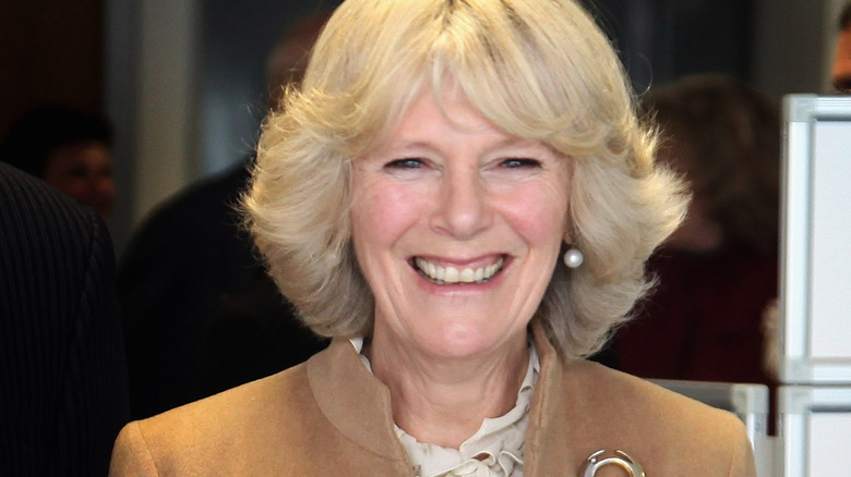 Camilla Parker Bowles smiling 