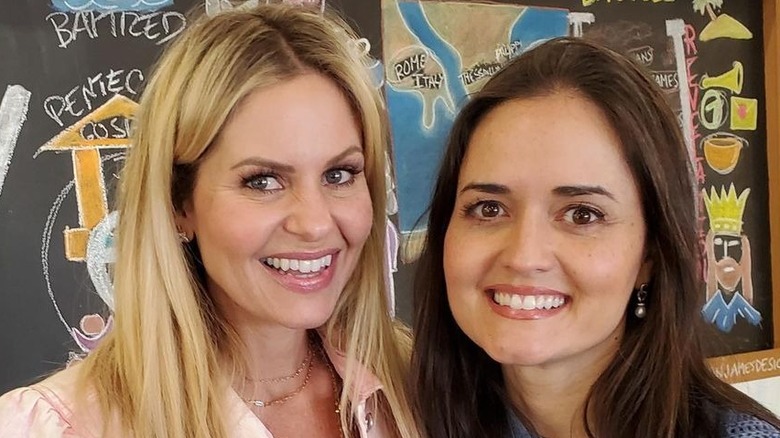 Candace Cameron Bure and Danica McKellar church