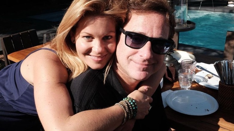 Throwback photo of Candace and Bob Saget