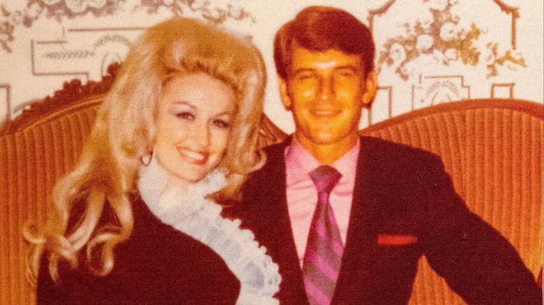 Young Dolly Parton and Carl Dean Smiling