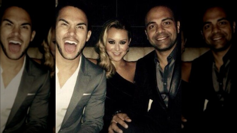 Carlos and Alexa PenaVega and Andrew Mortaza