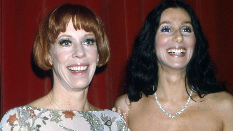 Carol Burnett and Cher