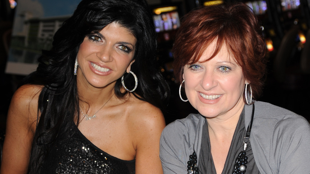 Teresa Giudice and Caroline Manzo smiling