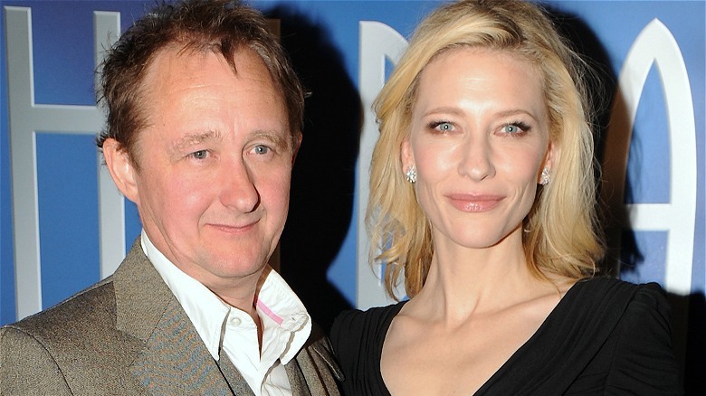 Andrew Upton and Cate Blanchett on a red carpet together