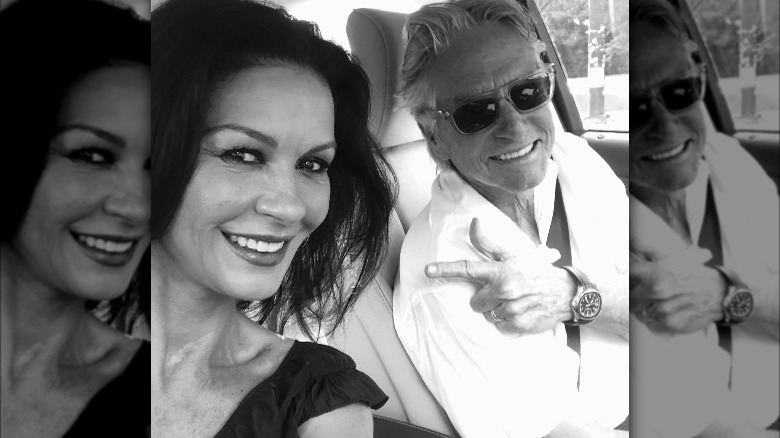 Catherine Zeta-Jones snaps a selfie