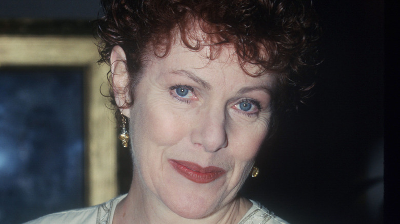 Lynn Redgrave smirking