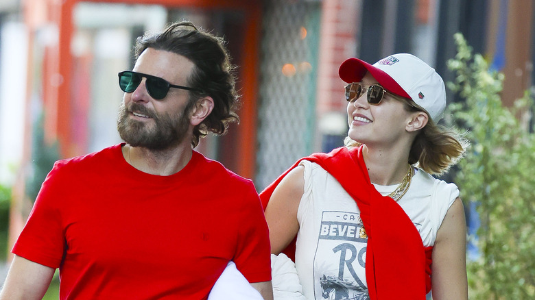 Bradley Cooper and Gigi Hadid walk together in New York