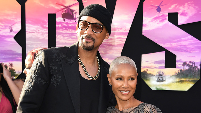 Jada Pinkett and Will Smith pose at the premiere of 'Bad Boys: Ride or Die'