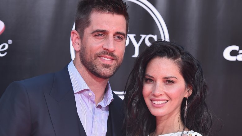 Aaron Rodgers and Olivia Munn