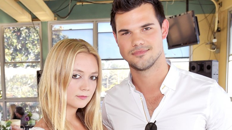 Billie Lourd and Taylor Lautner