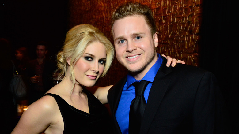 Heidi Montag and Spencer Pratt posing