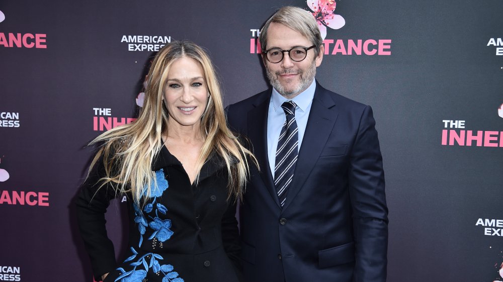 Sarah Jessica Parker and hubby Matthew Broderick at a movie premiere