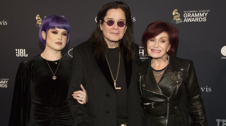 Kelly Osbourne with her parents