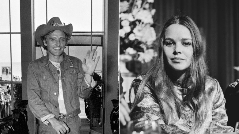 Dennis Hopper and Michelle Phillips