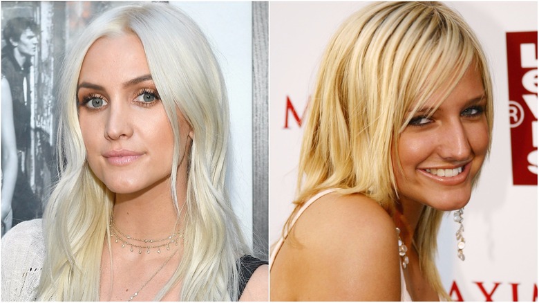 Ashlee Simpson nose job before and after 