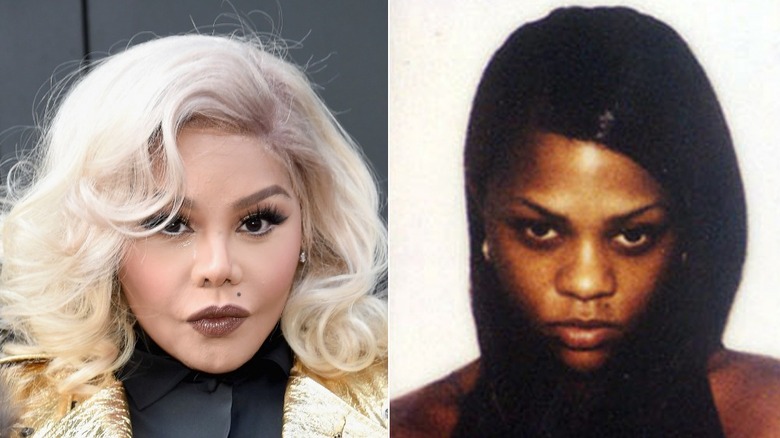 Lil' Kim before and after nose job