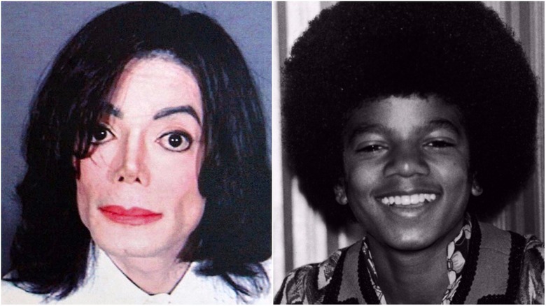 Michael Jackson nose job before and after 