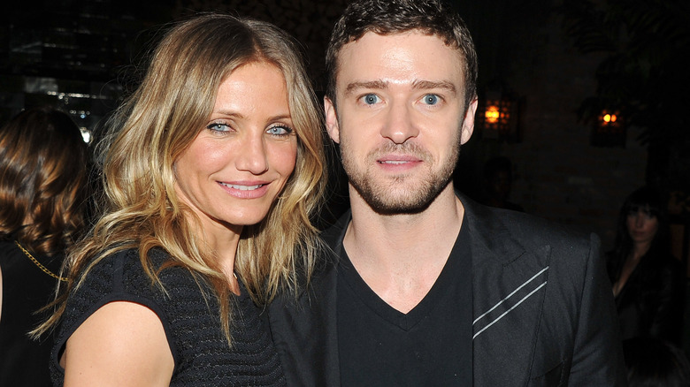 Cameron Diaz and Justin Timberlake posing together