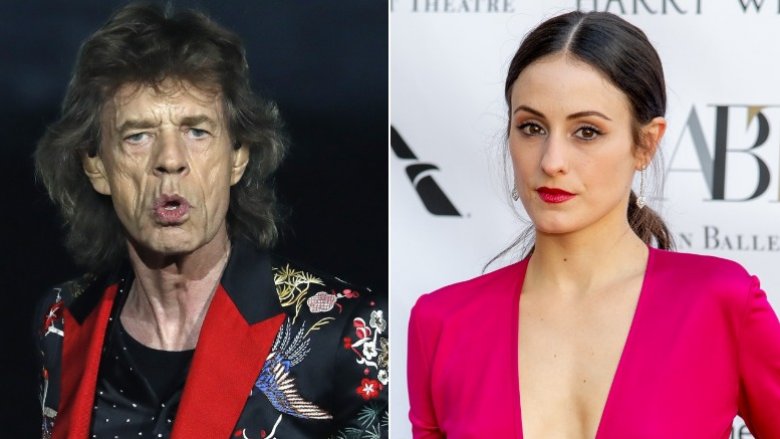 Mick Jagger, Melanie Hamrick split image
