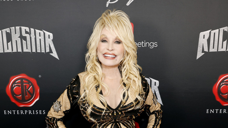 Dolly Parton at release party for her Rockstar album