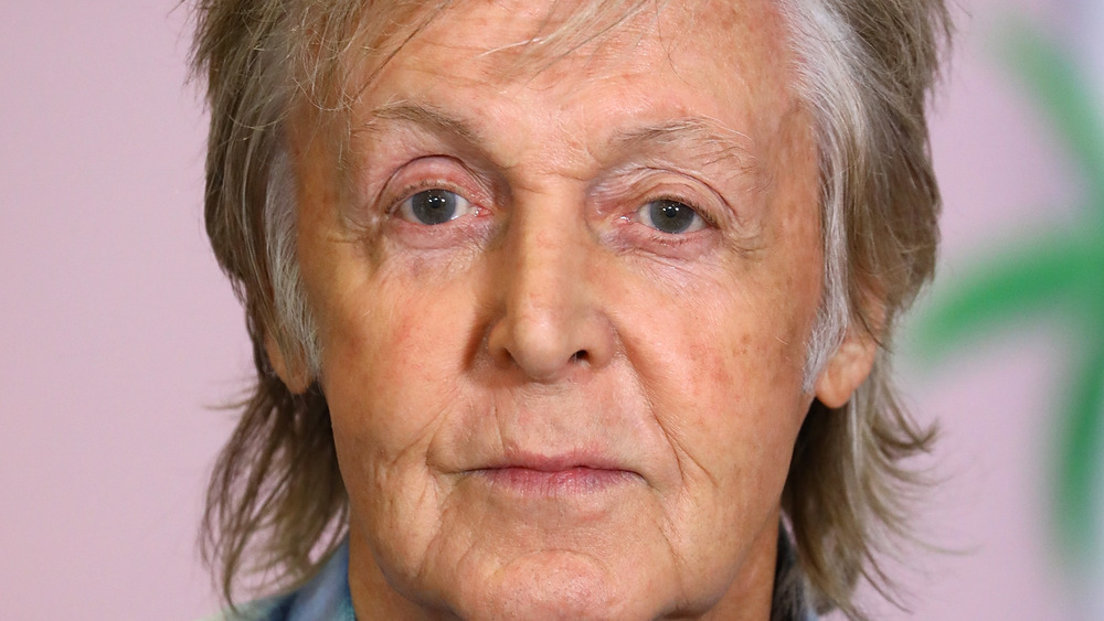 Paul McCartney at a book signing