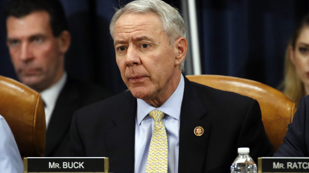 Rep. Ken Buck during the impeachment hearing 