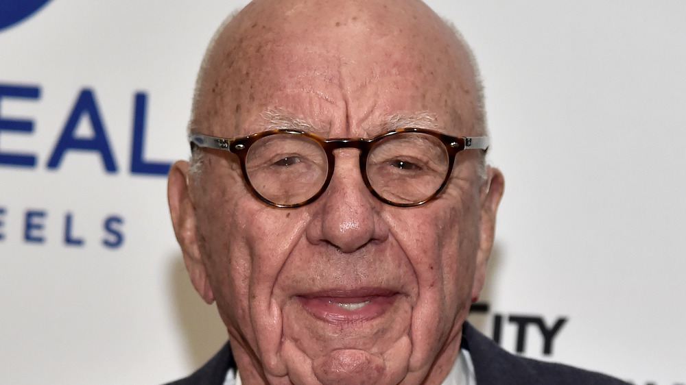 Rupert Murdoch squinting