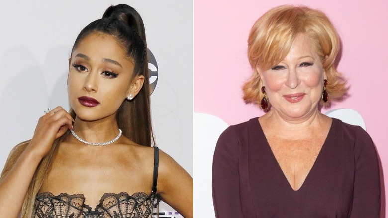 Ariana Grande and Bette Midler side by side